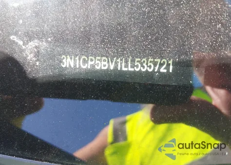 2020 Nissan Kicks S Xtronic Cvt из США, поврежденный, VIN 3N1CP5BV1LL535721